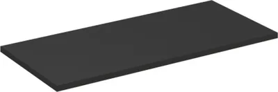 Image de Plan vasque noir SAVIA 120 cm – Plateau de 120 cm pour meuble sous vasque