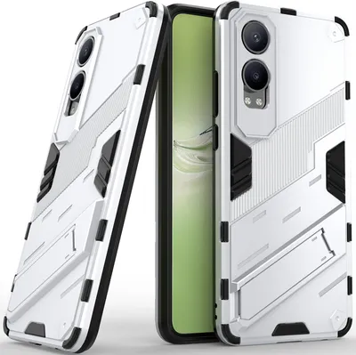 Produktbild von Armor Hülle für Oppo K12X Hybrid PC TPU Bumper Stoßfestes Schutzhülle mit Standfunktion Orange