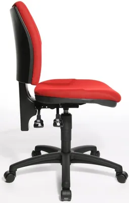 Produktbild von Topstar Bürodrehstuhl U50 ohne Armlehnen, rot