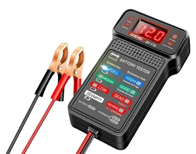 Autoakkutester 100-2000 CCA, 12 V LED-Batterietester
