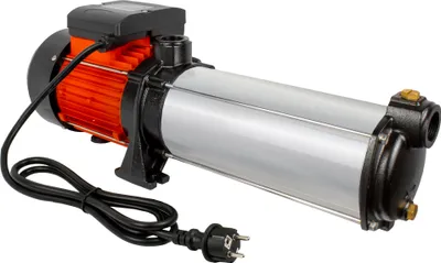 Produktbild von Grafner Premium Kreiselpumpe mehrstufig, 5400 l/h 2200 Watt, 11 bar, Förderhöhe 110m, Ansaughöhe 8m, selbstansaugende Wasserpumpe, Edelstahl Gartenpumpe Hauswasserwerk Brunnenpumpe Brauchwasserpumpe