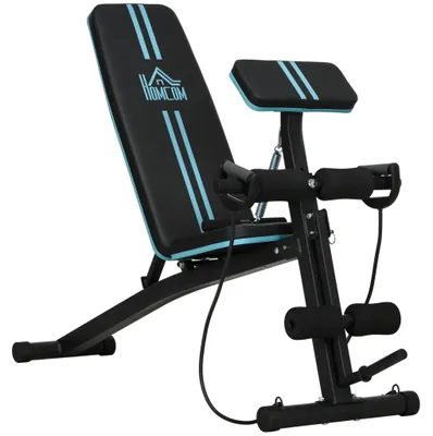 Obrázek produktu pro Skládací posilovací lavice, nastavitelná v 7 polohách, nosnost 120 kg