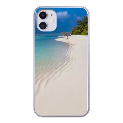 Produktbild von MuchoWow® Handyhülle Schutzhülle Hülle für iPhone 11 Meer - Strand - Sommer Silikon Softcase Handy Hülle - Handytasche