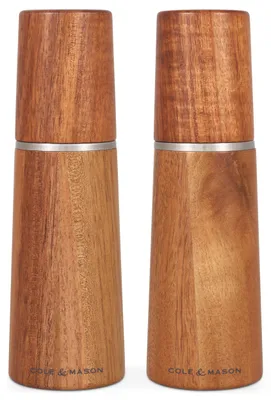 Produktbild von Cole & Mason Marlow Akazie Salz- und Pfeffermühle Geschenkset, ungefüllt 18.5 cm