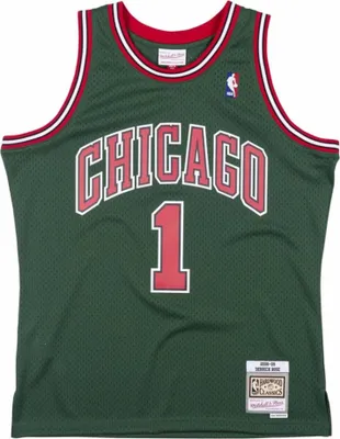 Produktbild von Mitchell & Ness NBA St. Patrick's Day Edition Jersey Chicago Bulls Derrick Rose M