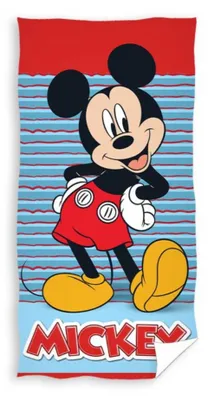 Produktbild von Carbotex MICKEY MOUSE Strandtuch Badetuch Duschtuch 70x140cm  MM2295095