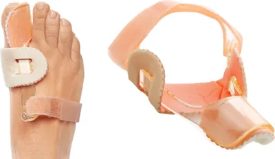 Produktbild von 1 Paar Ballenbandage Zehenkorrektur Zehenspreizer Ballenschutz Hallux Valgus