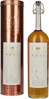 Produktbild von Poli Brandy Italiano 40% Vol. 0,7l in Tinbox