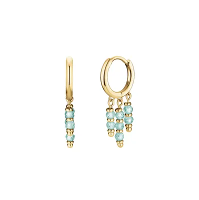 Productafbeelding van Decoratieve, vergulde ringen met hangers, model JEBHG-J816