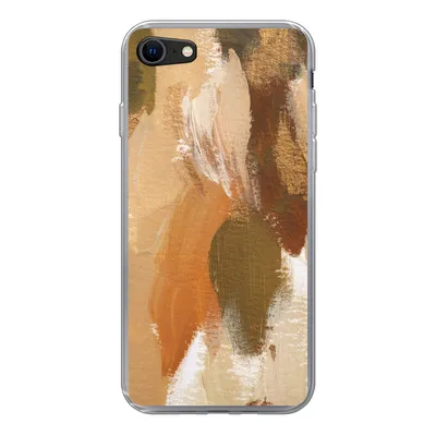 Obrázok produktu pre Kryt mobilného telefónu pre Apple iPhone 8 Farba - oranžová - zelená Silikónové mäkké puzdro