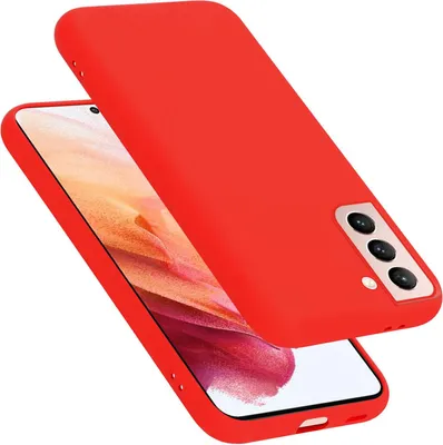 Produktbild von Cadorabo Schutzhülle für Samsung Galaxy S21 5G Hülle in Rot Handyhülle Case Cover TPU Etui
