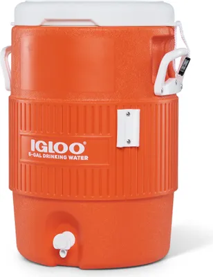 Obrázek produktu pro Igloo 5 galonový kontejner na nápoje se sedátkem - 19 litrů - oranžový