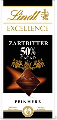 Produktbild von Lindt - EXCELLENCE Zartbitter 50% CACAO Tafel 100g