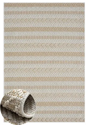Produktbild von MY-RUG Outdoor-Teppich "Carrie" 320X240 cm, beige, im schönem Boho-Stil, Sisal-Optik, weich, für Garten und Balkon