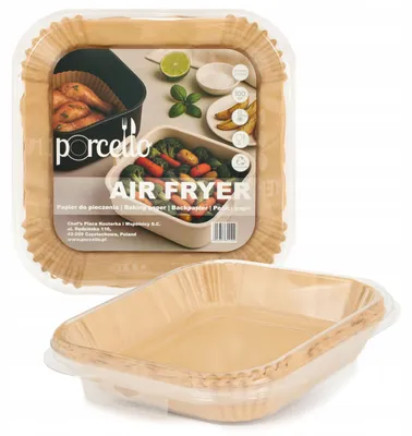 Produktbild von porcello Papier-Einsätze für Luftfritteuse 100 Stück 20cm