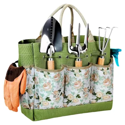 Produktbild von Gartenwerkzeugtasche - mit Griff und robustem Stauraum