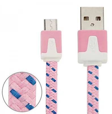 Produktbild von Micro USB Datenkabel Ladekabel Farben 2 m für Handys Tablet Kabel Laden Zubehör