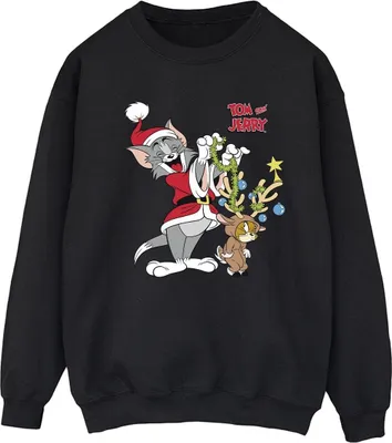 Immagine prodotto di Tom & Jerry - Felpa da donna BI40822 (5XL) (Nero)