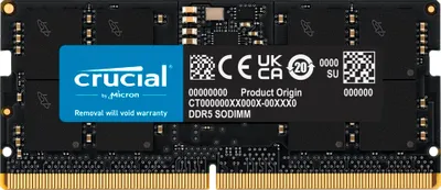 Immagine prodotto di Crucial CT16G56C46S5, 16 GB, 1 x 16 GB, DDR5, 5600 MHz