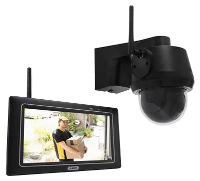 Produktbild von ABUS EasyLook BasicSet PPDF17100 Überwachungskamera & tragbarer Monitor, Schwarz