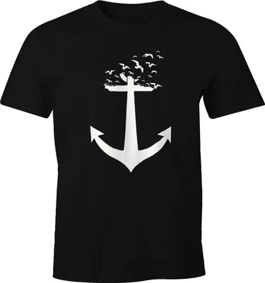 Produktbild von Herren T-Shirt Anker Vögel Birds II Shirt Moonworks® XXL