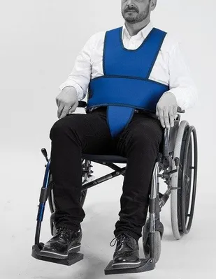 Image de 5-point restraint strap for wheelchairs L