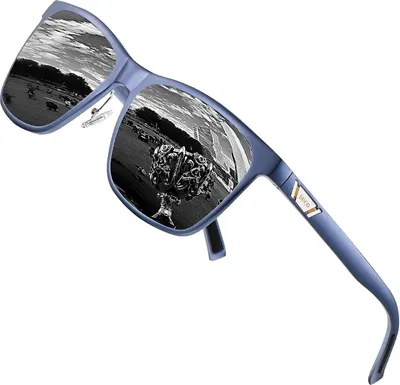 Immagine prodotto di DUCO Occhiali da sole polarizzati retro da uomo UV400 occhiali sportivi
