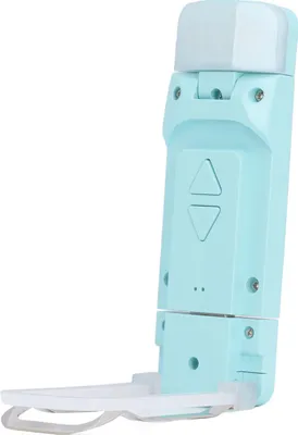 Imagen del producto de Lámpara LED con clip, recargable por USB, con 3 modos de color, plegable, ideal para lectura, reparación, inspección de joyería. Color: azul