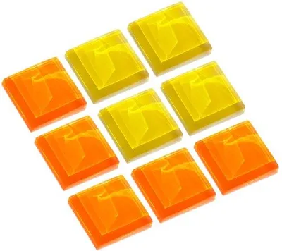 Zdjęcie produktu dla Magnetyczna zabawka, biała, 20 x 20 mm, bursztynowa