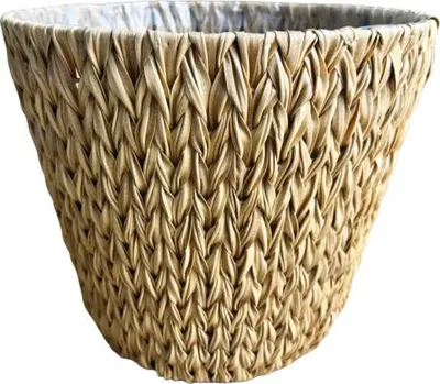 Produktbild von Pflanzkorb Lafiora Wicker Polyrattan Ø 35 cm H 30 cm natur inkl. Pflanzfolie