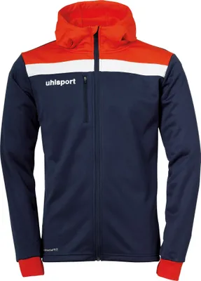 Produktbild von Uhlsport Offense 23 Trainingsjacke Mit Kapuze Kinder - Marine / Rot / Weiß