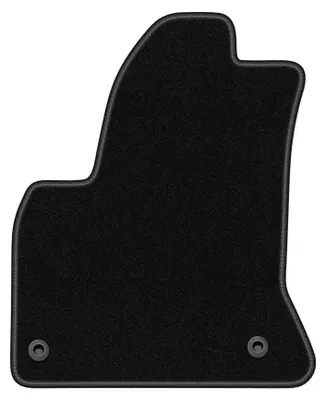 Image de Tapis conducteur en moquette noir pour Citroen C4 Picasso I 2006-2013 7 places