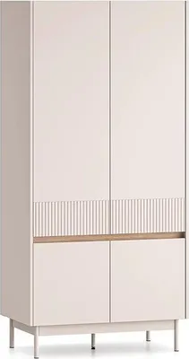 Zdjęcie produktu dla Szafa DUMI 01 4D kaszmirowa/dąb cremona
