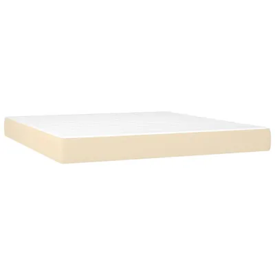 Produktbild von VidaXL 347819, Queen Size, Federkernmatratze, Medium, Cremefarben, Weiß, Polyester, 1600 mm
