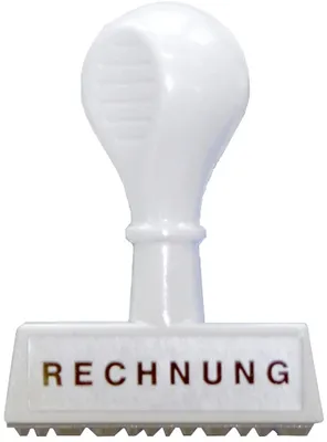 Produktbild von Textstempel -Rechnung- Packung mit 6 Stück