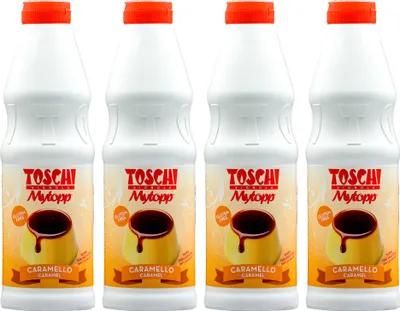 Produktbild von Dessert-Soße-KARAMELL Topping-Eis-Sauce von TOSCHI 4x 1KG
