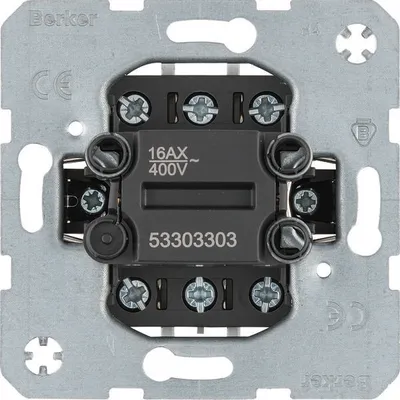 Produktbild von HAGER BERKER one.platform Schalter 1-Wippe 3-biegunowy 53303303