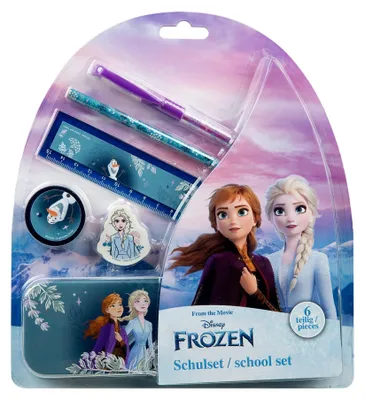 Image de Disney Frozen Set de papeterie pour l'école set de 6 pièces