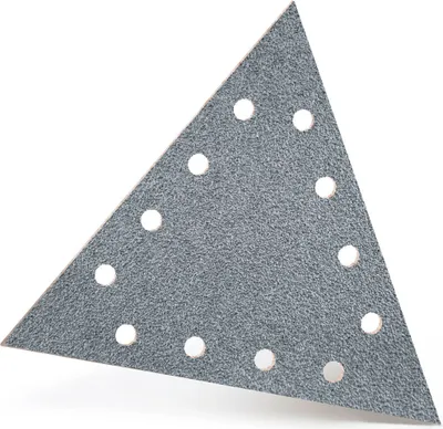 Produktbild von MENZER Platinum Klett-Schleifscheiben, 290 x 250 mm, 12-Loch, f. Trockenbauschleifer, Halbedelkorund (25 Stk.) K240