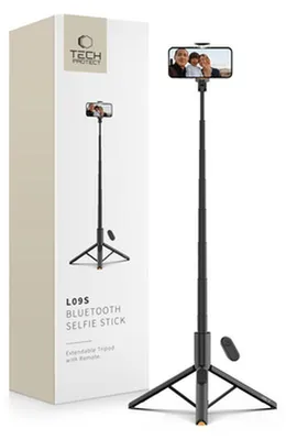 Zdjęcie produktu dla Tech-Protect Selfie Stick Tripod L09S Bluetooth, black