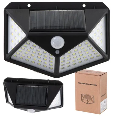 Obrázek produktu pro Solární lampa se senzorem pohybu a soumraku 100 LED