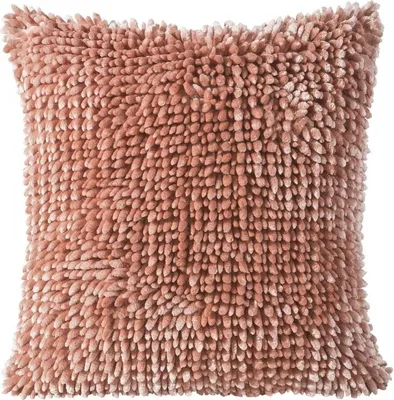 Produktbild von Dekorativer Kissenbezug Sofakissen PILAR korallenrot 45x45 x2