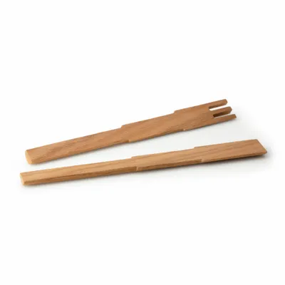 Produktbild von CONTINENTA Salatbesteck Pixel, Eiche 35 cm 4166 4017167416601