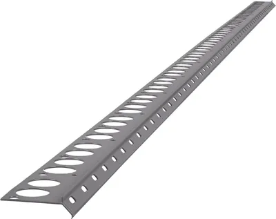 Produktbild von Renoplast Aluminium Treppenstufen-Profil V Harzboden, Profil 200cm, Grau