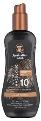 Produktbild von Australian Gold Spray Gel With Instant Bronzer Sunscr. SPF10