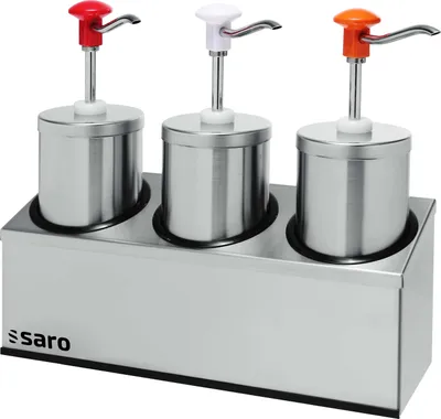 Produktbild von Saro Saucenspender, Soßenspender PD 006 3 x 2,25 ltr