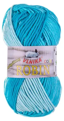 100g Farbverlaufsgarn Robin Color Antipilling Winterwolle Häkelgarn Blautöne