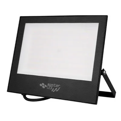 Produktbild von MasterLED LED Scheinwerfer 100W 8000lm 4500K IP65 Strahler Baustellen Arbeitslampe Wandstrahler Schwarz Festanschluss