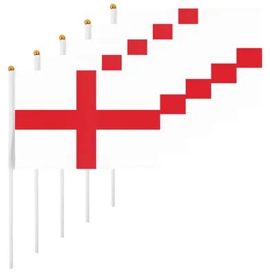 20 Stück kleine England-Flaggen, 14 × 21 cm, Fahnen