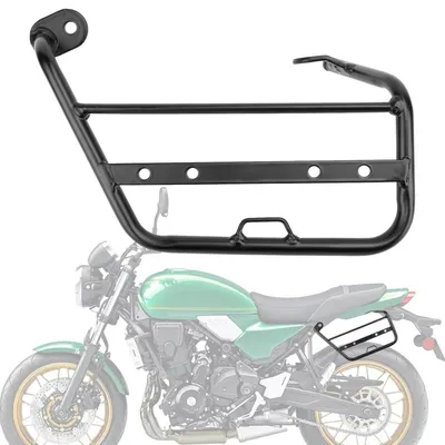 Immagine prodotto di Portapacchi posteriore per moto Z650RS, modelli 2022-2024. Portacarico posteriore